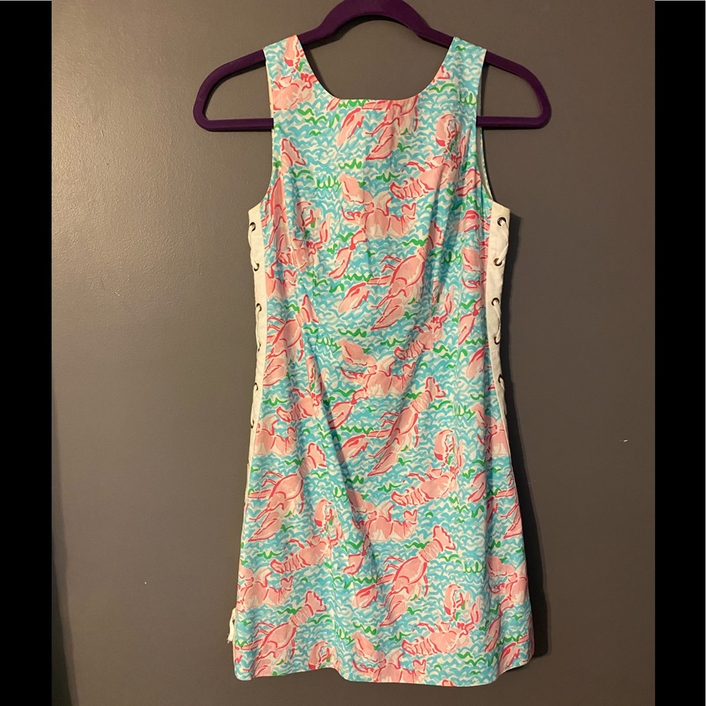 LILLY PULITZER CLASSIC LOBSTER SHIFT DRESS